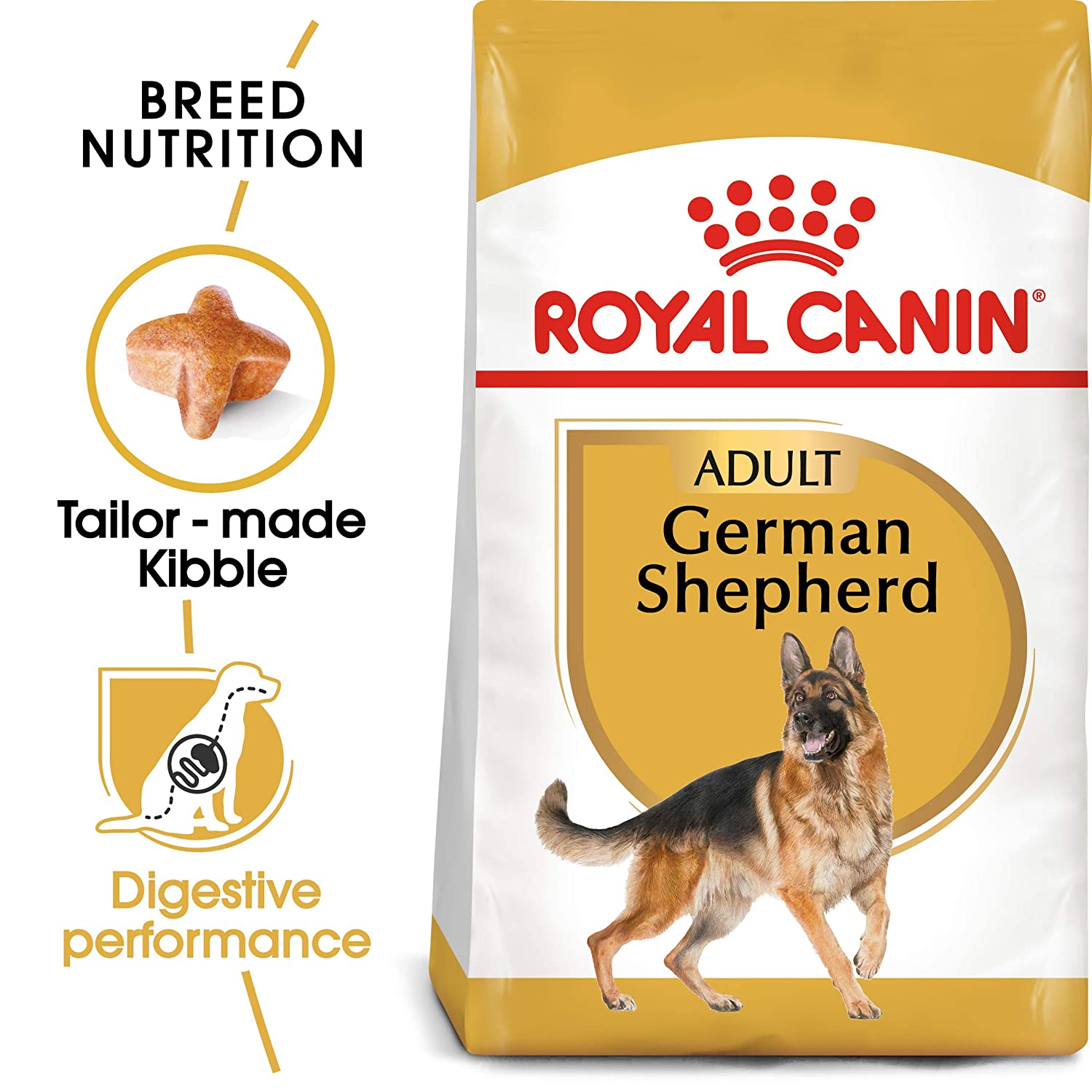 Royal Canin German Shepherd Adult Dry Dog Food 3 kg - Rowdy Pets